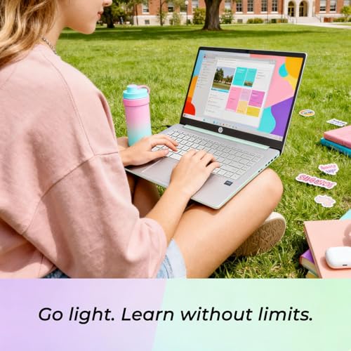 HP 14 inch Laptop, 4GB DDR5 RAM, 128GB SSD, Intel N150 Processor