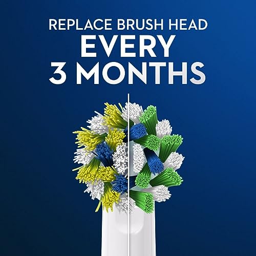 Oral-B Cross Action Electric Toothbrush Replacement Brush Heads Refill, 3 Count