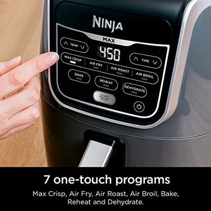 Ninja Air Fryer Max XL, 5.5 Qt, 7-in-1, Grey, AF161