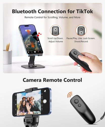 Fuloview Remote Control Page Turner for Kindle Paperwhite Kobo eReaders, Page Turner Clicker with Wireless Remote Compatible with iPad, Tablets, Cellphones