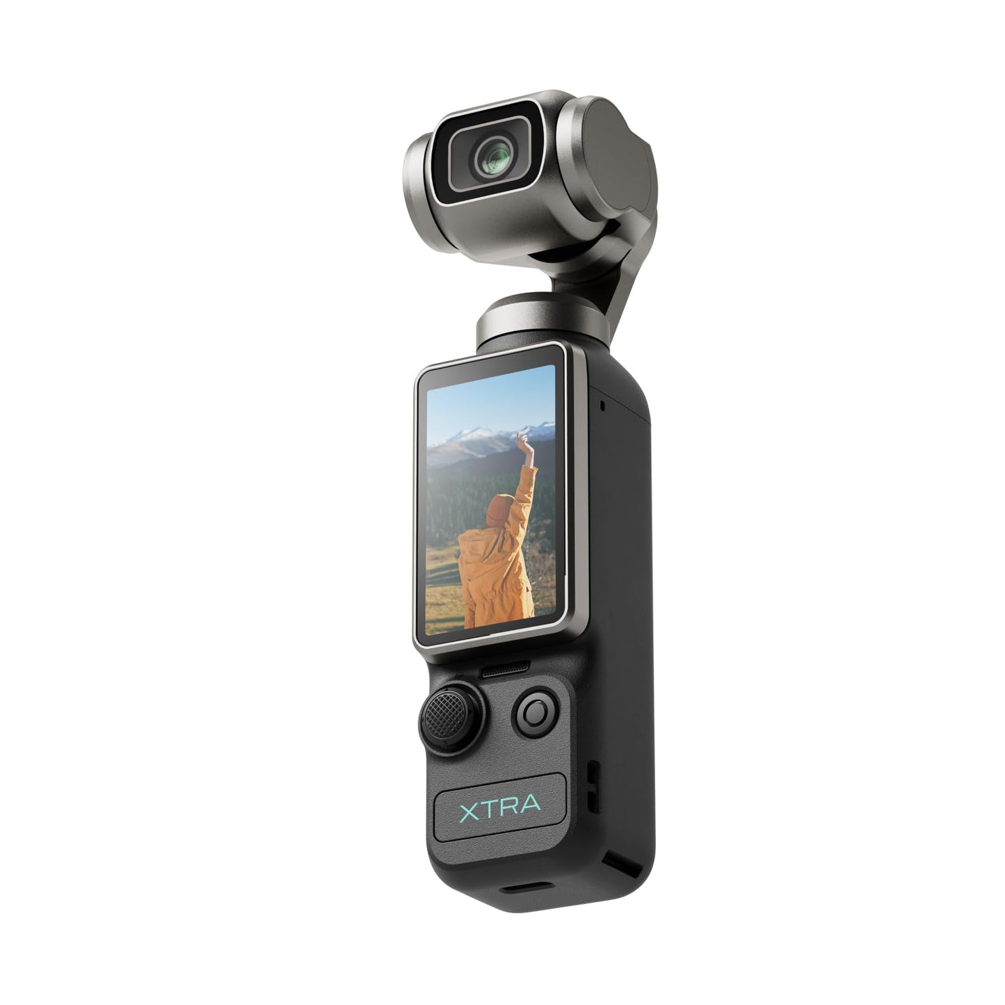 Xtra Muse, Vlogging Camera with 1'' CMOS & 4K/120fps Videos, Pocket Camera with 3-Axis Gimbal Stabilizer, Fast Focusing, Face/Object Tracking, Digital Video Camera for Photography, Digital Camera
