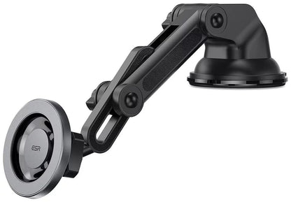 ESR Dashboard Magnetic Phone Holder for Car, for MagSafe Car Mount, Windshield Vacuum Car Mount for iPhone 16/16e/15/14/13/12, Samsung, Car Accessories, Charging Not Supported,2 Metal Rings Included