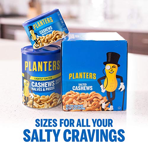 Planters Cashew Halves & Pieces, 8.0 oz Canister