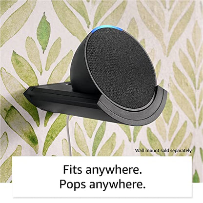 Amazon Echo Pop | Full sound compact smart speaker with Alexa | Lavender Bloom