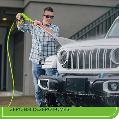 Greenworks 3000 PSI (2.0 GPM Max) Brushless Electric Pressure Washer