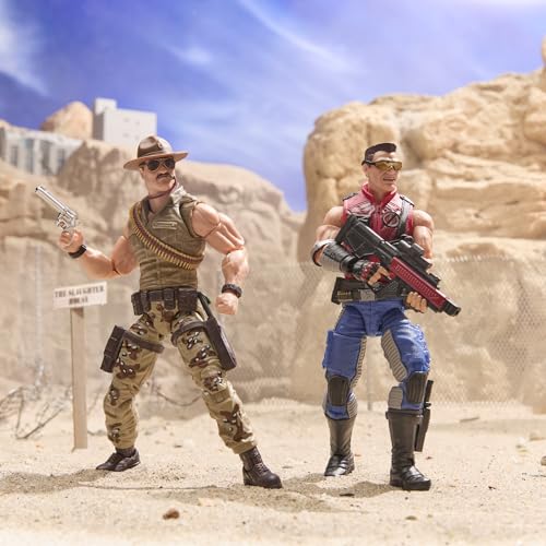 G.I. Joe Classified Series #173, SGT Slaughter & Felix Mercer Stratton, 2 Collectible 6 Inch Action Figures with 26 Accessories