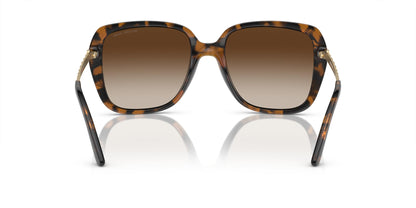 Michael Kors MK2206 Albany Sunglasses, Dark Tortoise/Brown Gradient, 55 mm
