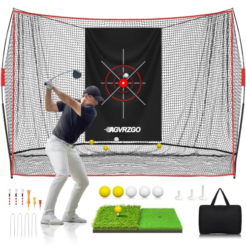 10x7ft Golf Net for Backyard Driving & Chipping Golf Gift for Men Women