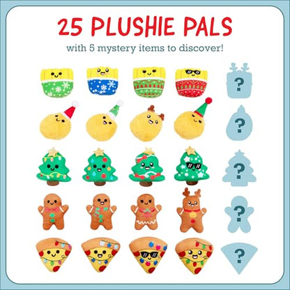 Emotional Support Plush Advent Calendar by Relatable, Perfect Plush Advent Calendar for Kids or Teens, Contains 25 Mini Collectible Plushies Including Fries, Gingerbread, and Nugget Plush Toys, Stocking Stuffers for Kids