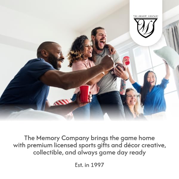 The Memory Company NFL 40oz Game Day Tumbler - Premium Stainless Steel Double-Wall Vacuum Insulated Travel Cup with Removable Silicone Base , Laser Engraved Team Logo, Hot & Cold Drinks