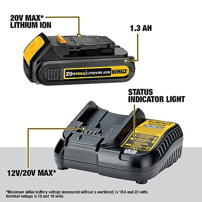 DEWALT 20V MAX Cordless Drill, Impact Driver, 2-Tool Power Tool Combo Kit, Brushless Power Tool Set with 2 Batteries and Charger Included (DCK277D2)