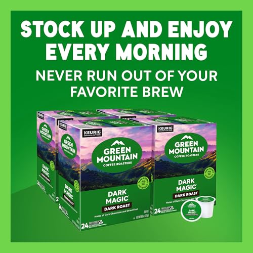 Green Mountain Coffee Roasters Dark Magic Coffee, Keurig Single-Serve K-Cup pods, Dark Roast, 96 Count