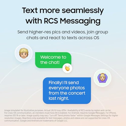 SAMSUNG Galaxy S25+ Cell Phone, 256GB AI Smartphone, Unlocked Android, AI Camera, Fast Processor, ProScaler Display, Long Battery Life, 2025, US 1 Yr Manufacturer Warranty, Icyblue