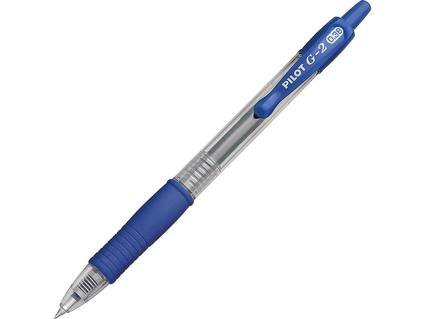 Pilot, G2 Premium Gel Roller Pens, Ultra Fine Point 0.38 mm, Pack of 12, Blue