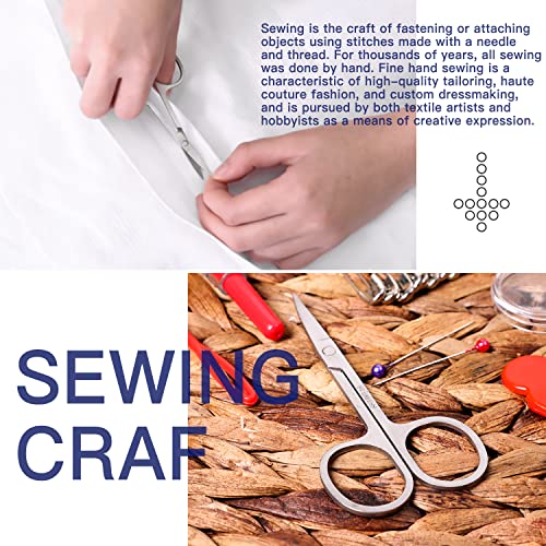 JUNING Sewing Kit with Case Portable Sewing Supplies for Home Traveler, Adults, Beginner, Emergency, Kids Contains Thread, Scissors, Needles, Measure etc