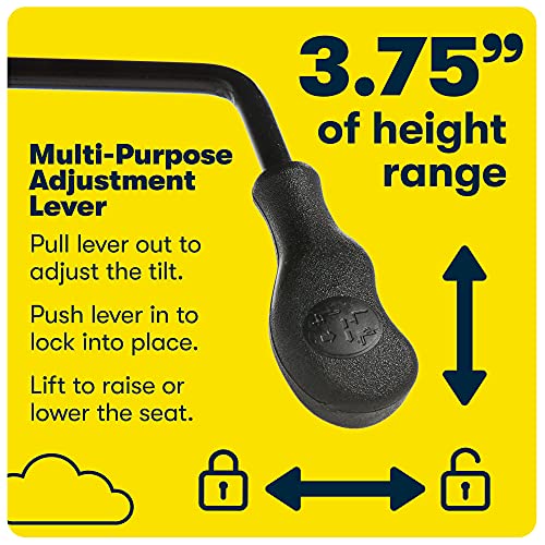 Serta Fairbanks Big and Tall High Back Executive Office Ergonomic Gaming Computer Chair with Layered Body Pillows, Contoured Lumbar Zone, Black