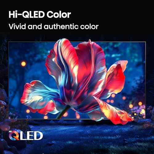 Hisense 50" E6 Cinema Series Hi-QLED 4K UHD Smart Fire TV (50E6QF) - AI Light Sensor, Dolby Vision · Atmos, Voice Remote with Alexa, Motion Rate 120, HDR 10+ Adaptive, Game Mode Plus