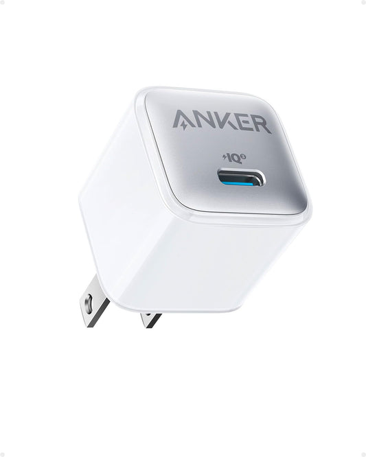 USB C Charger Block 20W, Anker 511 Charger (Nano Pro), PIQ 3.0 Compact Fast Charger for iPhone 16/16 Plus/16 Pro/16 Pro Max, 15/14/13 Series, Galaxy, Pixel 4/3, iPad (Cable Not Included)