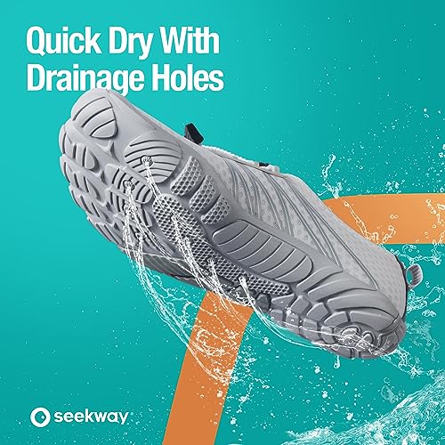 SEEKWAY Water Shoes for Women Adult Quick-Dry Aqua Sock Barefoot Men for Beach Swim River Pool Lake Hiking Kayaking Surfing