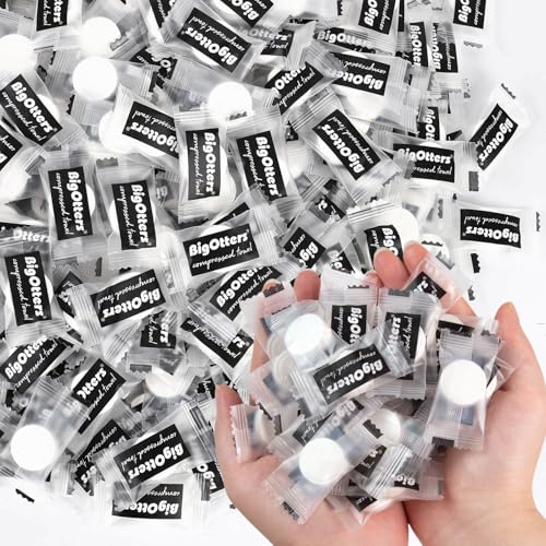 BigOtters 200PCS Compressed Towels, Disposable Face Towels for Travel Cleaning Supplies, Expandable Wipes Tablets Survival Gear and Supplies for Outdoors Camping Hiking Hotel