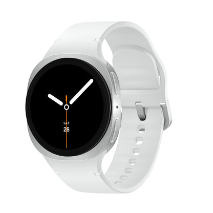 Samsung Galaxy Watch 8 (2025) 40mm Bluetooth Smartwatch, Cushion Design, Fitness Tracker, Sleep Coaching, Running Coach, Energy Score, Heart Rate Tracking, Silver [US Version, 2 Yr Warranty]