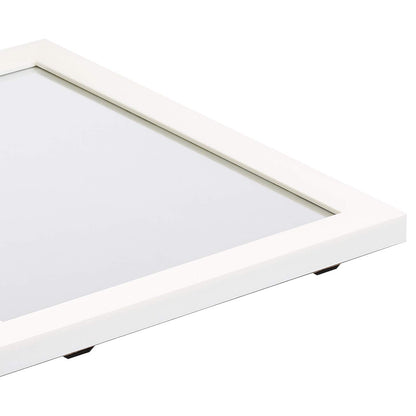 Amazon Basics Rectangular Wall Mount Mirror 20" x 28", Standard Trim, White