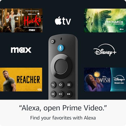 Amazon Fire TV Stick HD (newest model), free and live TV, Alexa Voice Remote, smart home controls, HD streaming