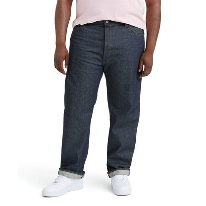 Levi's Men's 501 Original Fit Jeans (Also Available in Big & Tall), Rigid STF, 50W x 30L