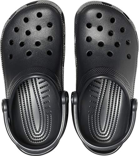 Crocs Unisex-Adult Classic Clogs (Best Sellers), Black, 6 Men/8 Women