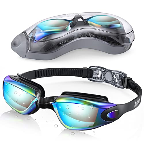 Aegend Swim Goggles, Swimming Goggles No Leaking Full Protection Adult Men Women Youth