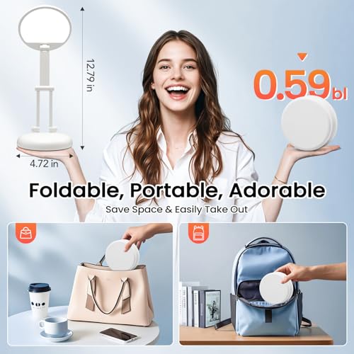 One Fire Desk Lamp for College Dorm Room,Dimmable Battery Powered Lights,3600mAh Rechargeable Wireless&Cordless Table Lamp,Small Mini Lamp&Portable Light for Dorm,Bed,Reading,Craft,Home,Office,Nail