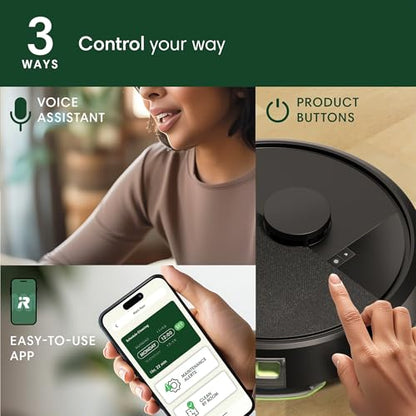 iRobot Roomba 104 Combo Robot Vacuum & Mop with AutoEmpty Dock - Amazon Exclusive, Self-Empties for 75 Days, Intense Power-Lifting Suction, LiDAR, Multi-Cleaning Modes, Avoids Mopping Carpet