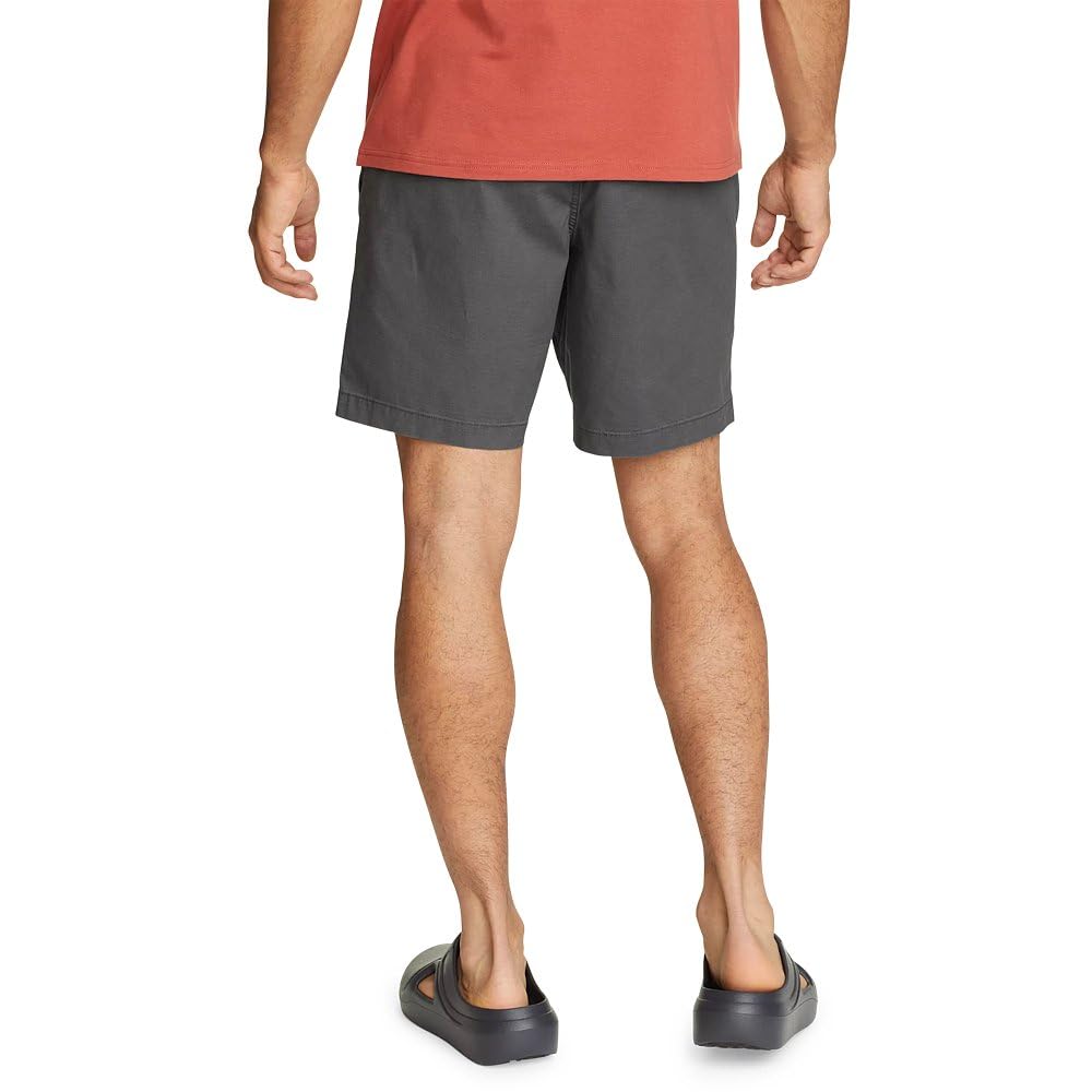 Eddie Bauer Men's Regular Fit Top Out Ripstop Shorts, Carbon, Large