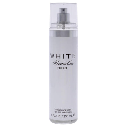 Kenneth Cole White for Her Body Mist for Women, Notes of Mandarin, Vanilla, Musk, and Orchid, Fruity, Fresh, Feminine Scent, Long-Lasting, Everyday Wear Fragrance, 8 Fl oz