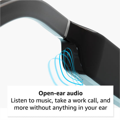 Carrera Smart Glasses with Alexa (newest model), Smart audio glasses, Cruiser black frames with gradient sunglass lenses, Navigator