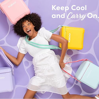 Igloo Apricot 11 Qt Tag-Along Too Strapped Picnic Style Cooler