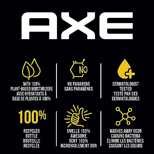 AXE 2 in 1 Body Wash and Shampoo for Men, Sport Blast, Bergamot, 16 Fl Oz