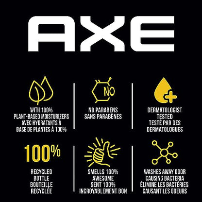 AXE 2 in 1 Body Wash and Shampoo for Men, Sport Blast, Bergamot, 16 Fl Oz