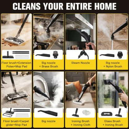 Waitbird 4.5 Bar 300°F Steam Cleaner for Bathroom, Kitchen, Floor & Grout