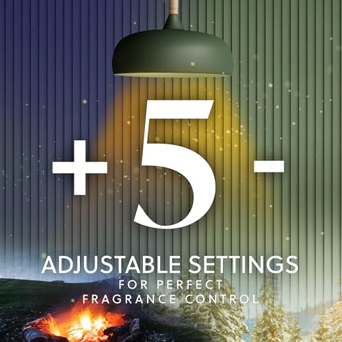 Air Wick Plug In Vibrant Scented Oils Refills, Campfire and Starlit Sky, Fall Scents, 5 ct