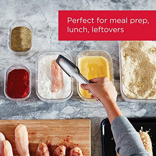 Rubbermaid Brilliance BPA-Free Airtight Food Storage Containers, 24-Piece Set, Easy for Meal Prep, Lunch & Leftovers