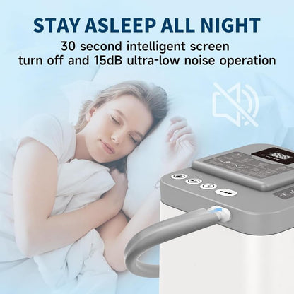 KETFIY Cold Therapy Machine,Programmable Timer Ice Therapy for Knee with Silent Pump,Knee Ice Machine for Sports Injuries Cryotherapy,Shoulder,Ankle and Back