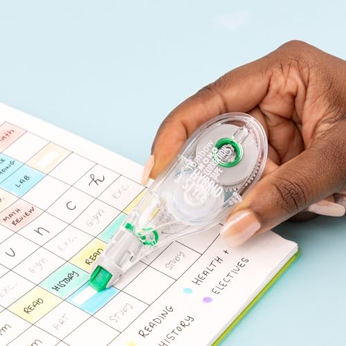 Tombow 68721 MONO Hybrid Correction Tape, 10-Pack. Easy To Use Applicator for Instant Corrections