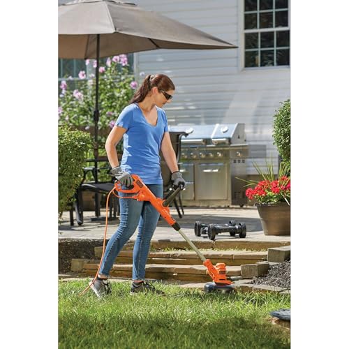 BLACK+DECKER 3-in-1 Corded Lawn Mower, String Trimmer & Edger, 12-Inch (BESTA512CM)
