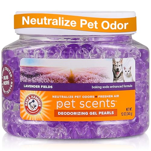 Arm & Hammer Pet Scents Deodorizing Gel Beads, Lavender Fields, 12 Oz