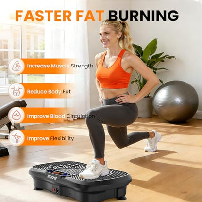 Vibration Plate Fitness Platform Exercise Machine Body Vibrating Board