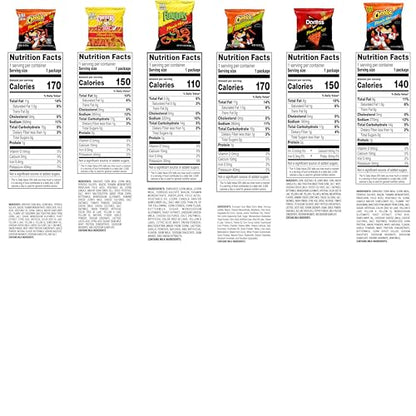 Frito Lay Flamin' Hot Mix, Variety Pack (Pack of 40), Packaging May Vary