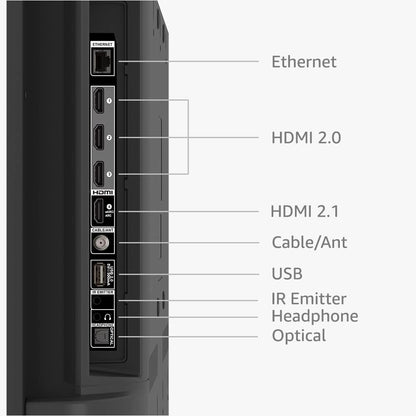Amazon Fire TV 43" Omni QLED Series 4K UHD smart TV, Dolby Vision IQ, Fire TV Ambient Experience, hands-free with Alexa