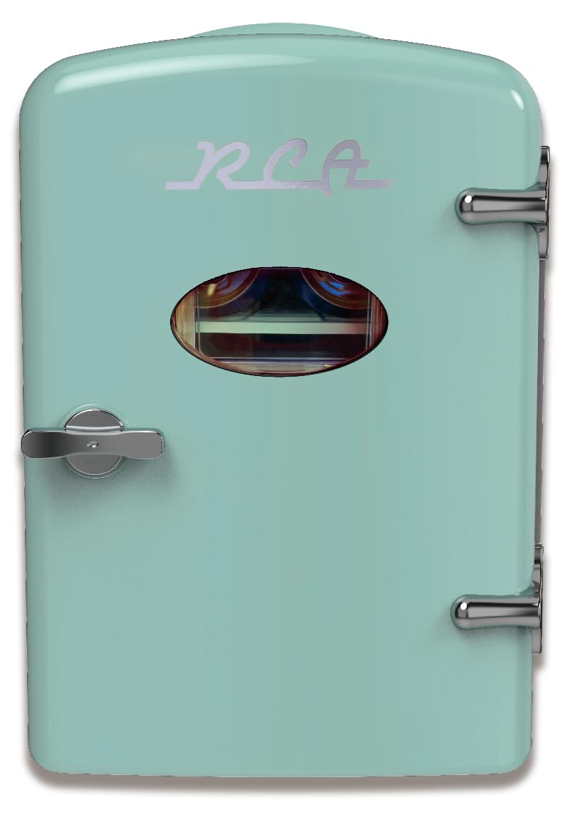 ARCTIC CHEF RCA RMIS129-MINT Mini Fridge, Mint, 0.15 Cubic feet