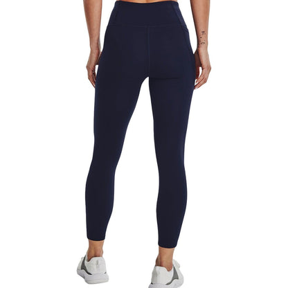 Under Armour Womens Motion Ankle Leggings, Midnight Navy (410)/White, Large